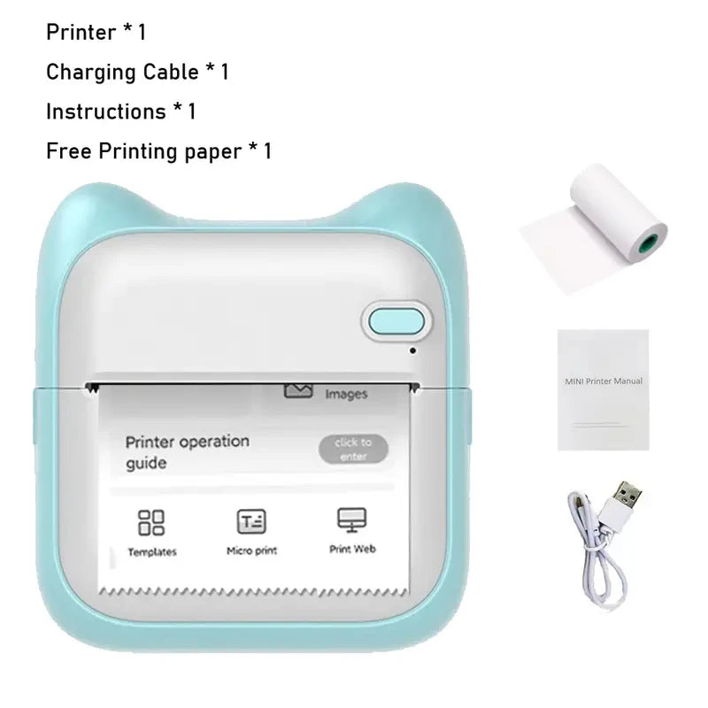 Mini Impresora Edicion Mochi – Imprime Pegatinas y Fotos al Instante